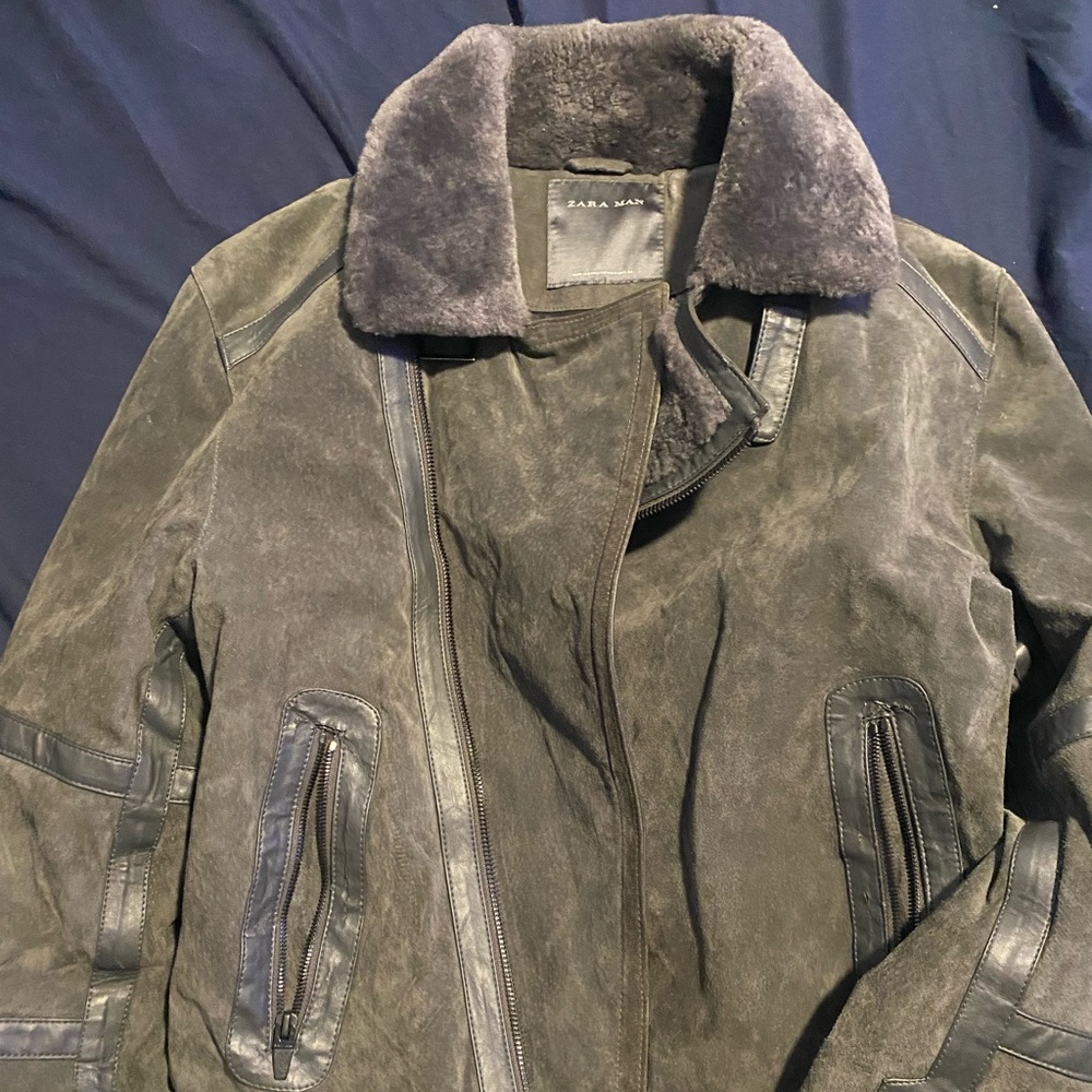 Zara shearling coat